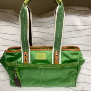 Coach Hamptons Sateen Tote